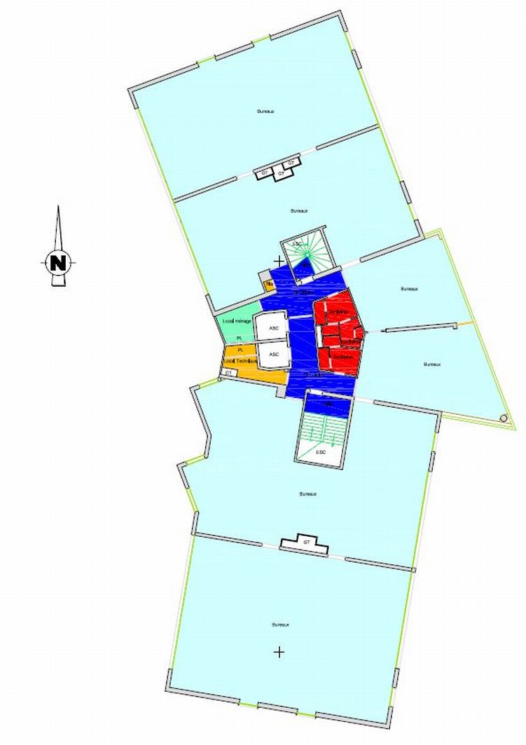 Bureau Paris 2500m² Location bureau Paris OLBUR2118031 15